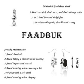 FAADBUK Cartoon Movie Inspired Earring Dog Fandom Gift L & T lover gift (lady &T earring)