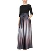 S.L. Fashions Women's Long Satin Mother of The Bride Dress