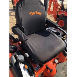 Durafit Seat Covers, Kubota Seat Covers for BX2380 and BX2680 (The Boss) 2 Piece seat with armrests. These Models only