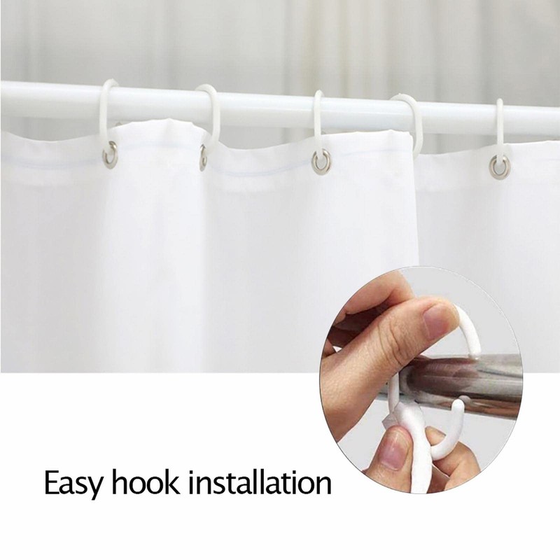 ABONAN Black and White Striped Shower Curtain Modern Fashion, 72