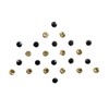 Comet Busters Black Golden Diamond Stone Bindi