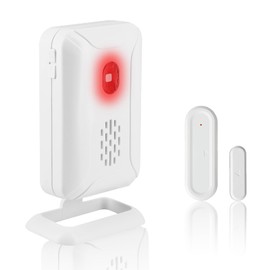 GREENCYCLE Wireless Door Open Sensor Ligh,Entry Door Chime for Business,Door Chime,Anti-Theft Alert,36 Chimes, 4 Adjustable Volume Mute Mode, Suitable for Home, Store, Depot,1PK