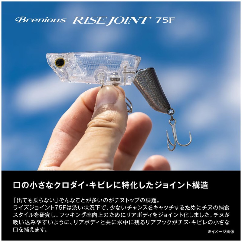 Shimano Black Seabream/Yellowtail Bream Brenias Rise Joint 75F XH-T75Y 002