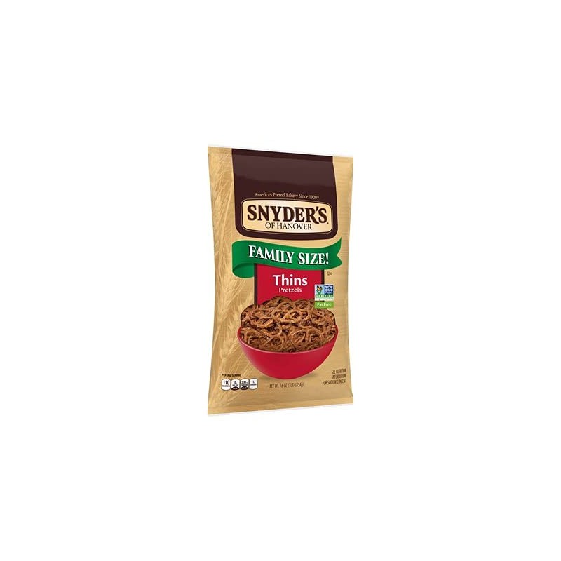 Snyder's of Hanover Thin Pretzels 16oz - 3 pack