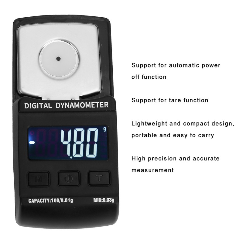 100g/0.01g Digital Turntable LCD Stylus Force Gauge Needle Pressure Gauge