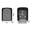 Key Safe Wall Mounted, Key Lock Box Outdoor, LockBox with
