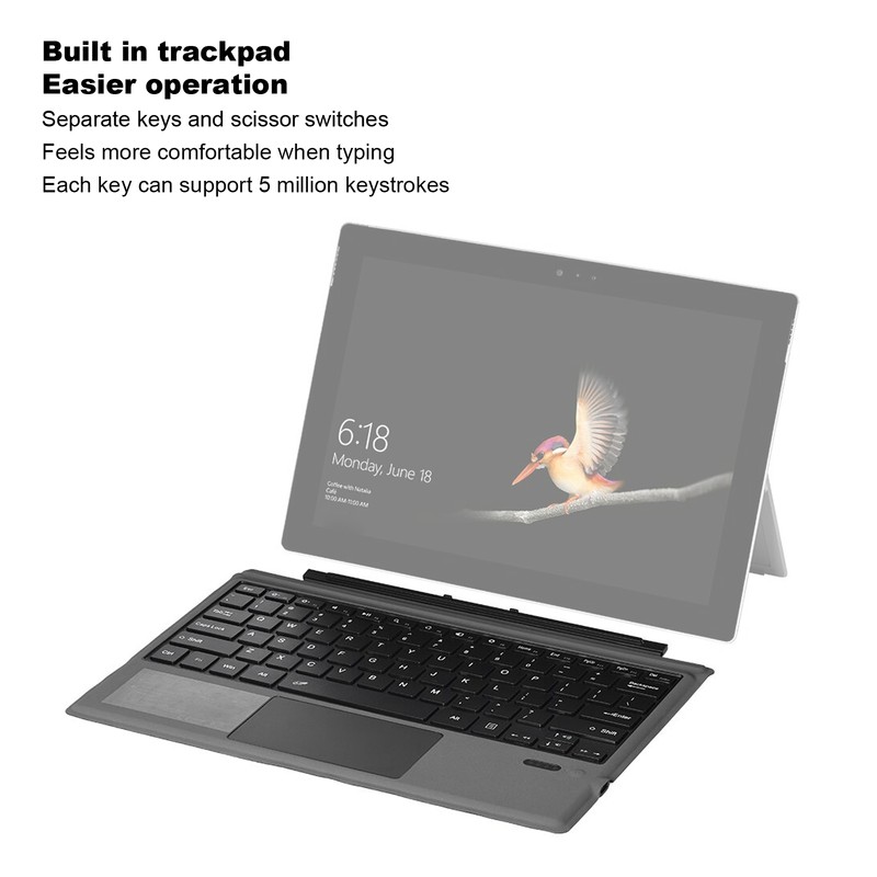 Wireless Bluetooth Keyboard with Touchpad for Pro 7+ Pro 7