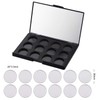 Allwon Empty Magnetic Eyeshadow Makeup Palette with 12 Pieces 26