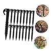 BESPORTBLE 40pcs Camping Tent Stakes Windproof Design Plastic Outdoor Snow