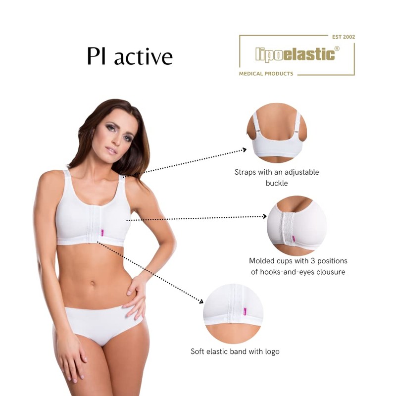LIPOELASTIC Postoperativer Kompressions-BH PI Active