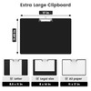 Macroclo Extra Large 11x17 Clipboards Set of 6, Plastic Drawing
