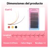 Pestañas Postizas Itntfn 5d Forma U Naturales Y Voluminosas