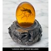 VEOJEIN Jurassic 3D Mosquito in Amber Resin [3D-B], Detailed Prehistoric