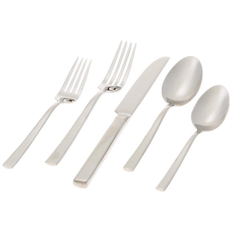 Reed & Barton Cole 65Pc Flatware Set, 65 Piece, Silver