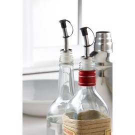 Trudeau Maison Bottle Pourers (Set of 2), Silver