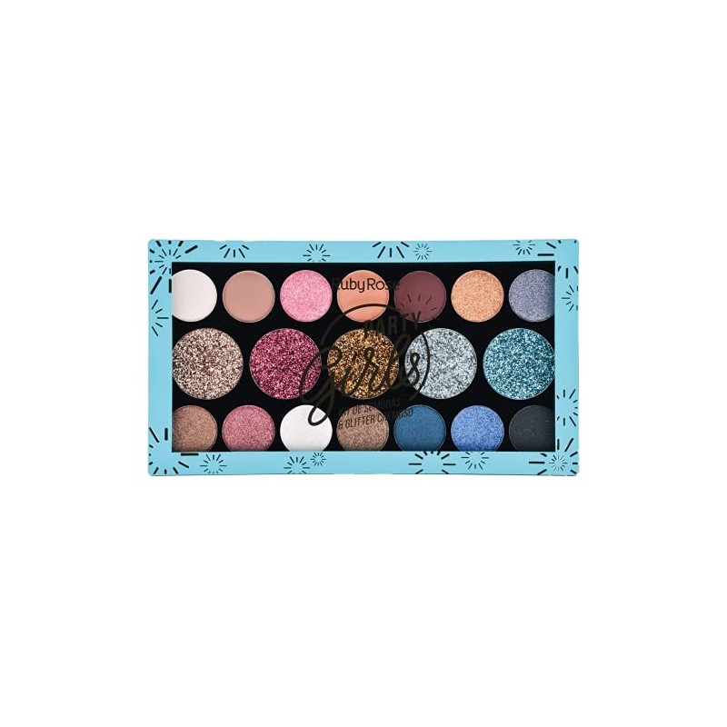 Sombras con Brillos para Ojos, Sombras con Glitter, Matte y