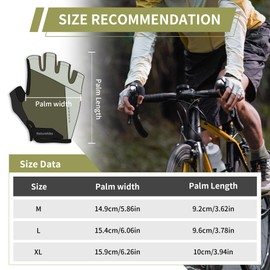 Naturehike Outdoor Sports UV Protection Endurance Cycling Gloves Half Finger Gym Gloves Men Women Non-Slip Shock Absorption Breathable Suitable for Gym Training Cycling