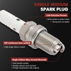 UF557 Ignition Coil Pack and Iridium Spark Plugs Set of