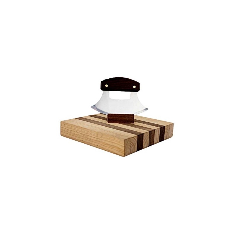 Alaska Ulu Factory Ulu Factory Ulu Bowl Plain Walnut Handle