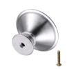 4 Pack Cabinet Door Knobs, 25mm Round Drawer Wardrobe Handles