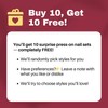 Buy 10 Get 10 Free! [Machine-Made] 24pcs Press-On Nails with