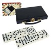 GOTHINK Portable Double 6 Dominos Set for Adults with Storage