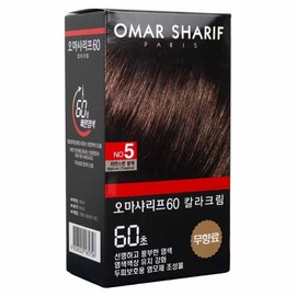 Omar Sharif 60-Second Hair Dye No. 5 - Natural Brown 6ea