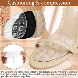 Heel Grips, Heel Pads for Shoes That are Too Big Heel Grips for Womens Shoes Heel Pads for Shoes Women and Men Shoe Heel pad Kit Contains Shoe Inserts Stickers, Shoe Strap Cushion (Clear, 4 Pairs)