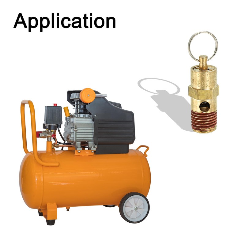 PATIKIL 1/4" Male NPT Safety Valve, Air Pressure Release Valve