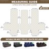 TAOCOCO 100% Waterproof Recliner Sofa Cover, Non Slip Split Couch