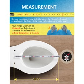 Angol Shiold ELONGATED Blue Toilet Seat Resin Glitter, Slow Close Heavy Duty Acrylic Toilet Seats for Standard Toilets, Easy Installation & Cleaning, (19Inch, Blue Glitter, Upgraded hinges)