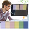 Yinder 6 Pack 180 Sheets Pastel Transparent Sticky Notes Translucent