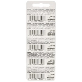 Maxell Maxell LR1130 10 Alkaline Batteries