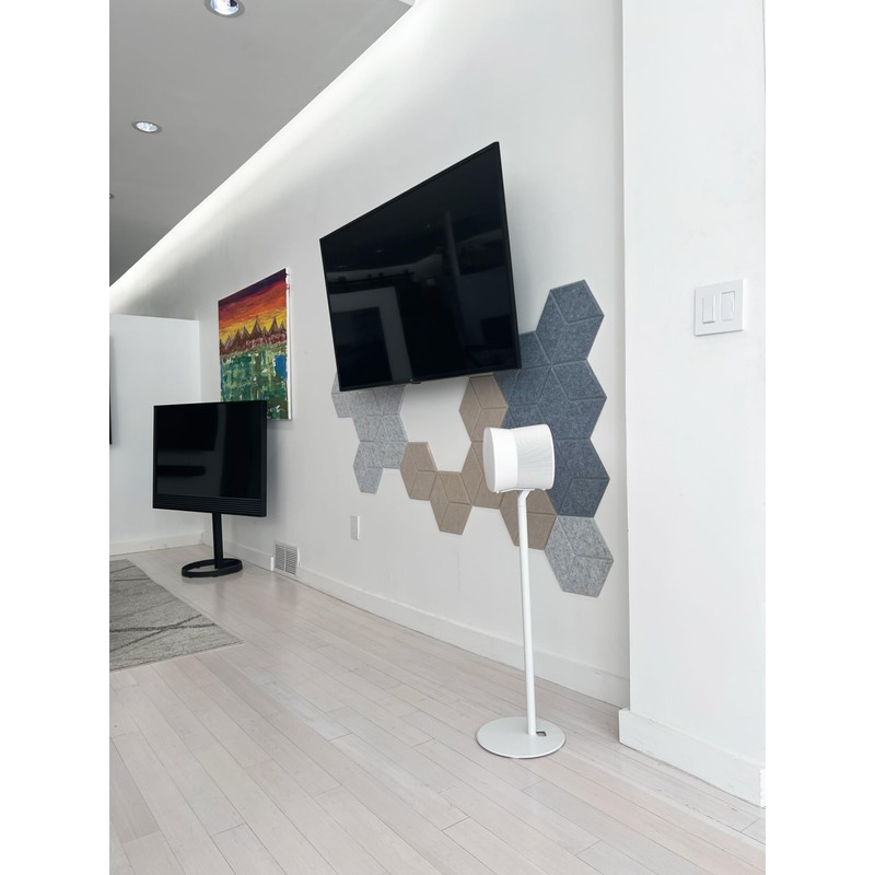 ynVISION.DESIGN Fixed Height Floor Stands Compatible with Sonos Era 100,