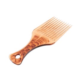TOVINANNA Hair Pick Comb for Men Picking Comb for Hair Hairdressing Tool Volume Lifter No Frizz Easy Glide Coffee
