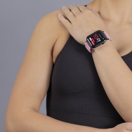 Reflex Active Series 37 Smart Calling Watch for Women with Heart Rate Sleep Monitor, Step Counter, IP68 Waterproof, Sleep Monitor and Dusty Pink Strap