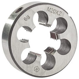 Aceteel M20 x 2 Metric Round Die, Machine Thread Die M20 X 2.0mm Right Hand