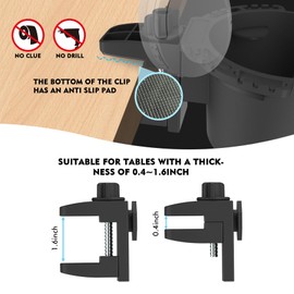 2-in-1 Upgraded Desk Cup Holder, Anti-Spill Table Cup Holder for Water Bottles, Wheelchairs, Workstations, Gaming Desk Accessories. (Green, Large)