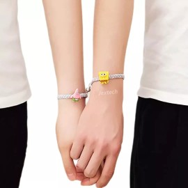 Jextech Pulsera  En Combo O Pareja Amigos Bob Esponja Y Patricio