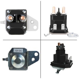 725-06153A 725-06153 Relé de solenoide de arranque para cortacésped de montar a caballo apto para MTD Troy Bilt Cub Cadet XT2 ZT1 RZT Tractor y para Craftsman Zero Turn Ride Mower Reemplaza 532192507