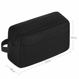 GeorgeX Bolsa de Maquillaje de Viaje, Neceser Mujer para el Maquillaje Orgnaanizador de Cosméticos con Asa Adecuado para Uso Diario en Viajes de Negoc