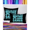 PreLiving Funny Gaming Throw Pillow Cover, Gamer Gifts for Teenage
