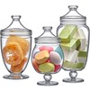 Amazing Abby - Admire - Plastic Apothecary Jars (3-Piece Set,