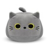MUFEIRUO 8in Grey Cat Stuffed Animals,Grey Cat Plush Toy,Cute Grey