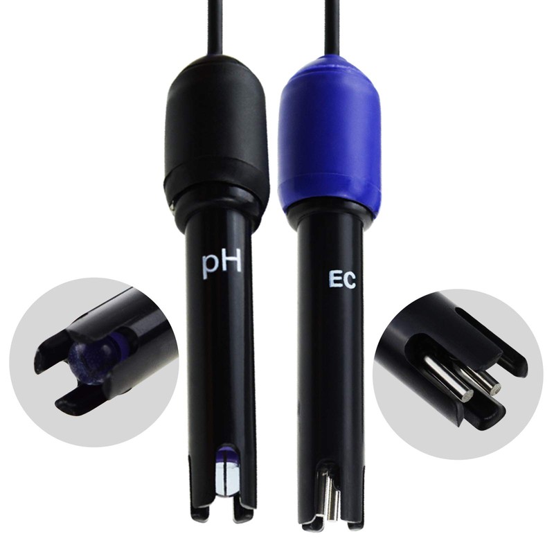 pH / EC Conductivity Meter with ATC Water Quality Tester
