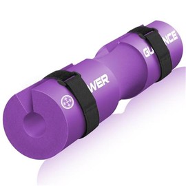 Barbell Squat Pad - Neck & Shoulder Protective Pad - Great for Squats, Lunges, Hip Thrusts, Weight Lifting & More - Fit Standard and Olympic Bars Perfectly - Colour: Purple