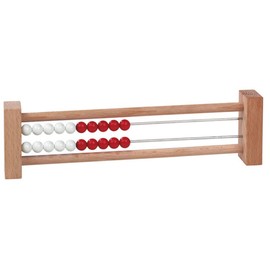Vinco Vinco85035 Small Counting Frame up to 20, Red/White, Multi-Color