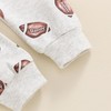 niceclould Baby Boys Girls Fall Clothes Football Print Long Sleeve