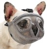 BARKLESS Short Snout Dog Muzzle, Breathable Mesh Flat Faced Muzzle