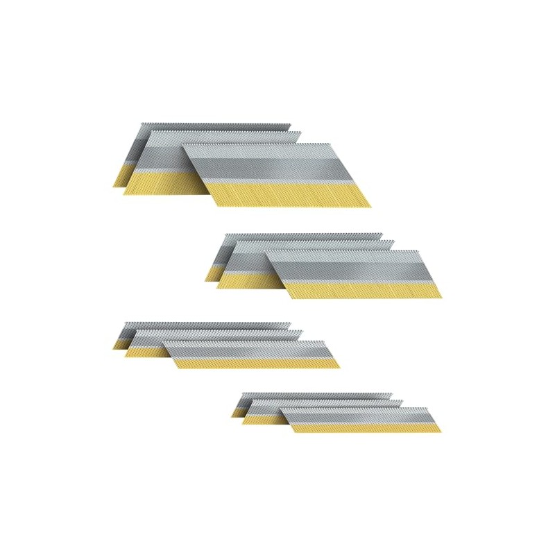 15 Gauge DA Angled Finish Nails, 34-Degree, 1200-Pack (2-1/2", 2",